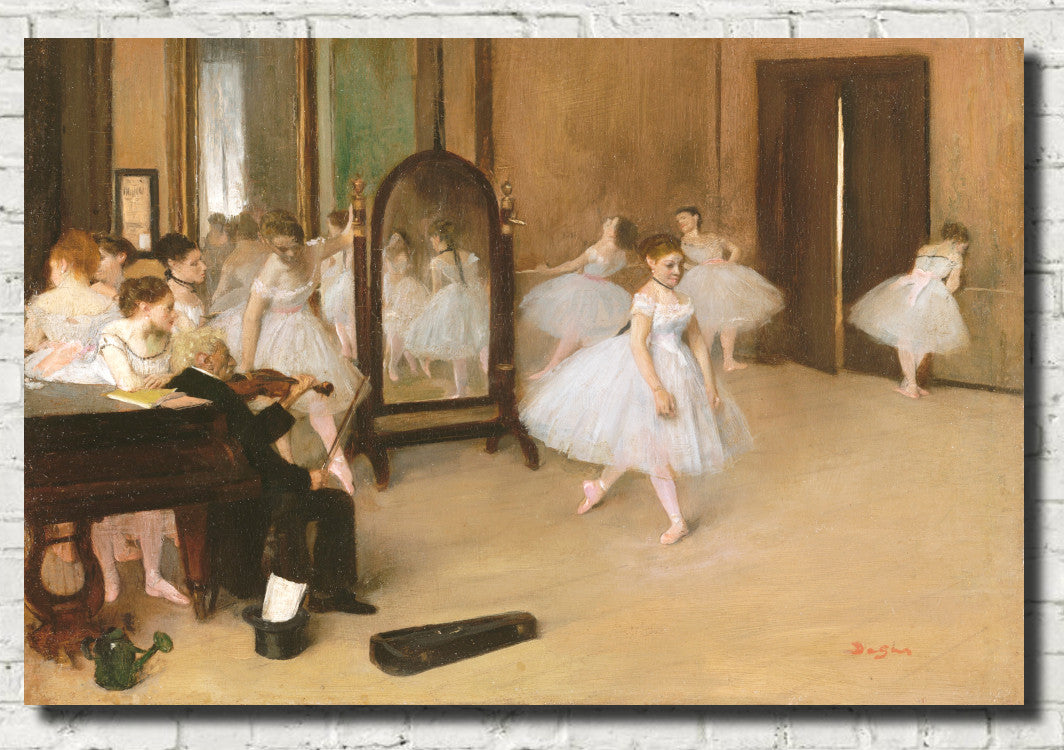 Edgar Degas Fine Art Print : The Dancing Class