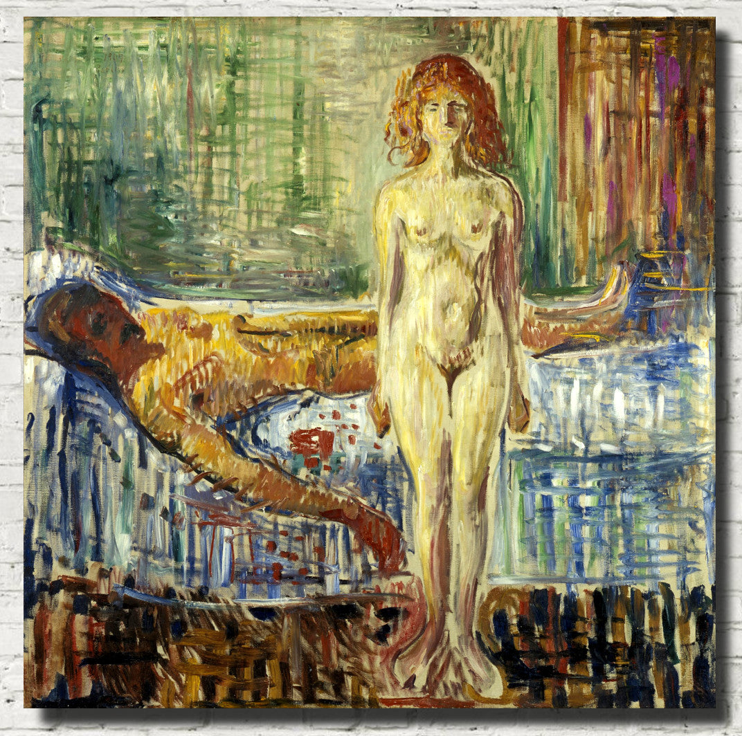Edvard Munch Fine Art Print, The Death of Marat II