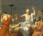 Jacques-Louis David Fine Art Print : Death of Socrates