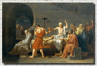 Jacques-Louis David Fine Art Print : Death of Socrates