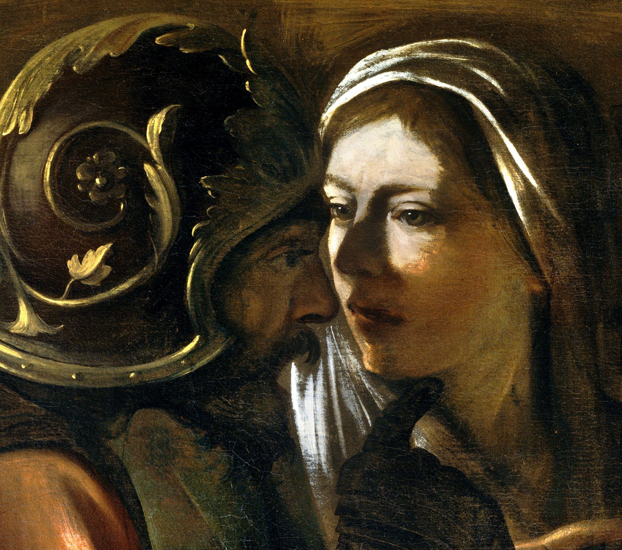 Caravaggio Baroque Fine Art Print, The Denial of Saint Peter