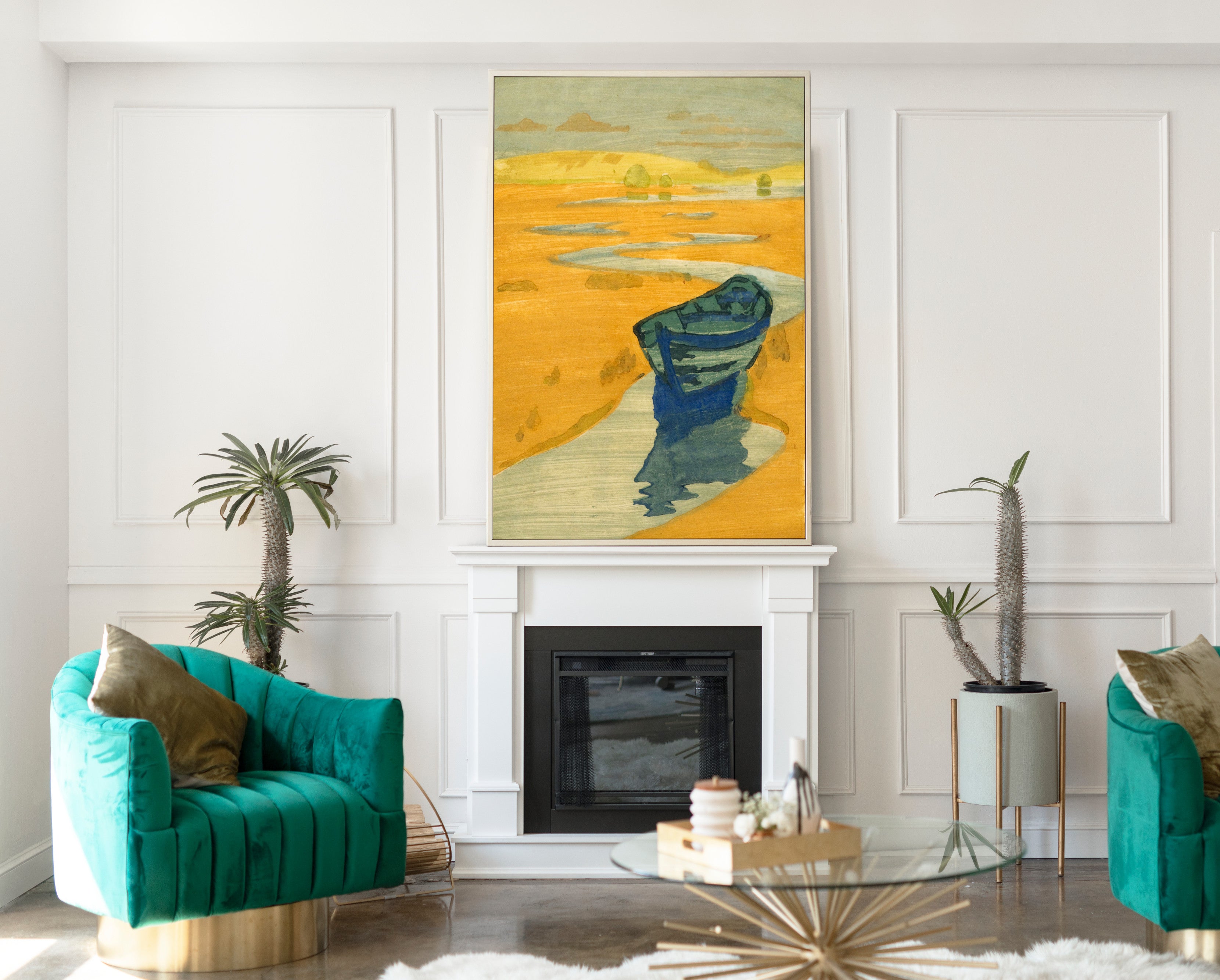 The Derelict (The Lost Boat), Arthur Wesley Dow Fine Art Print