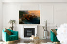 The Disembarkation of Christopher Columbus with Companions on Three Launches, Ivan Aivazovsky Fine Art Print