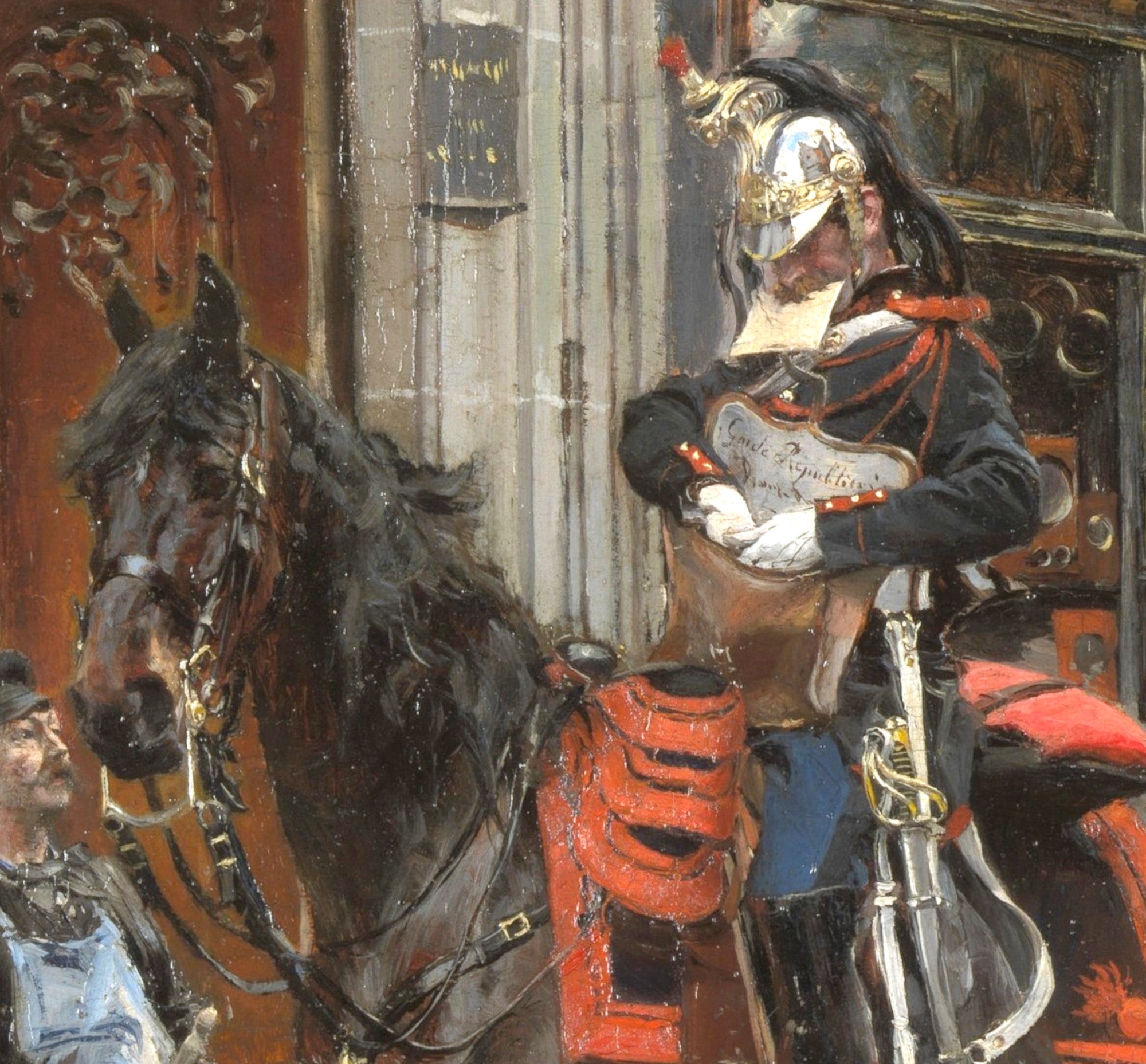 Giovanni Boldini Fine Art Print, The Dispatch-Bearer