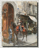 Giovanni Boldini Fine Art Print, The Dispatch-Bearer