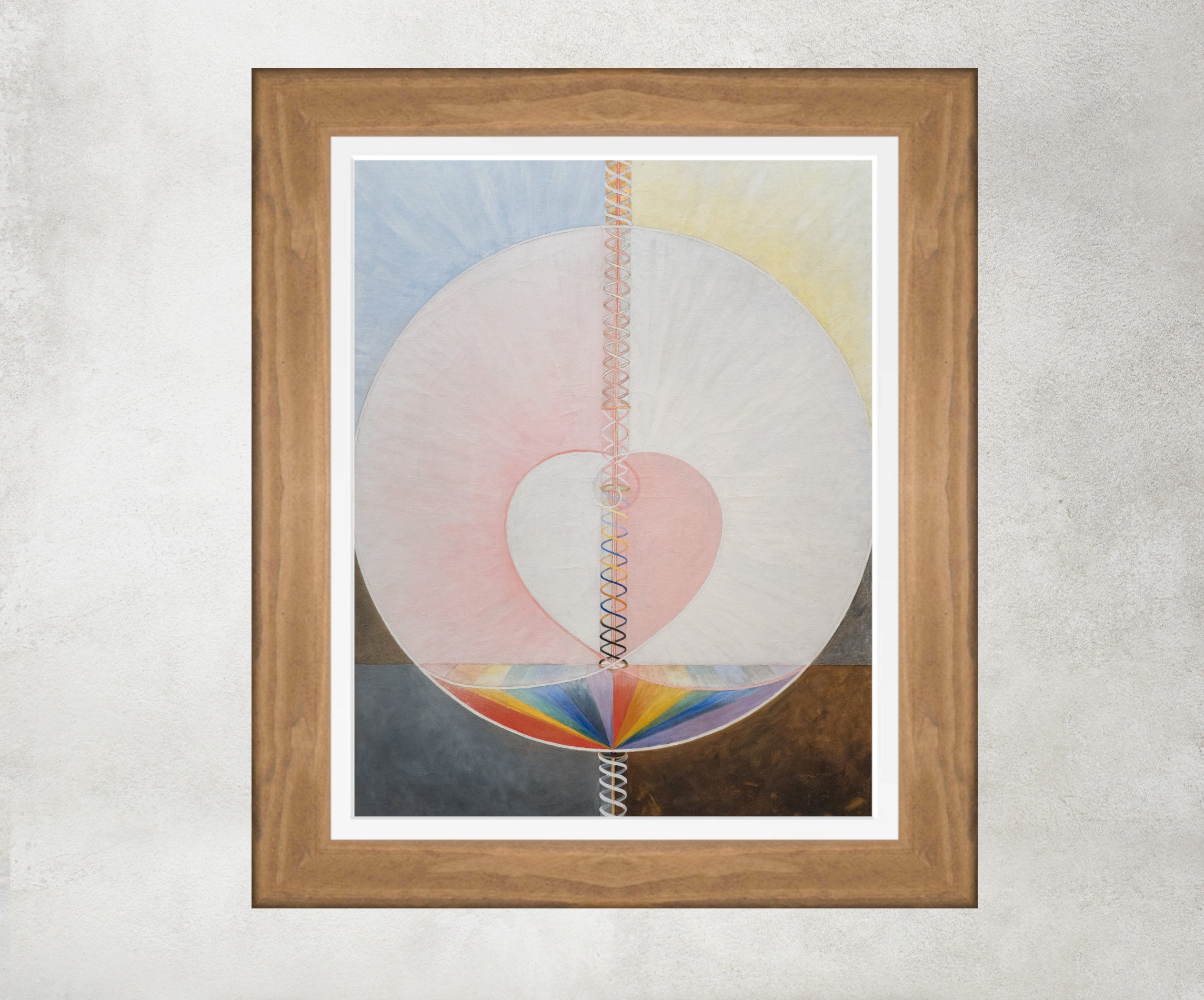 Hilma Af Klint Abstract Framed Art Print, The Dove, No. 1