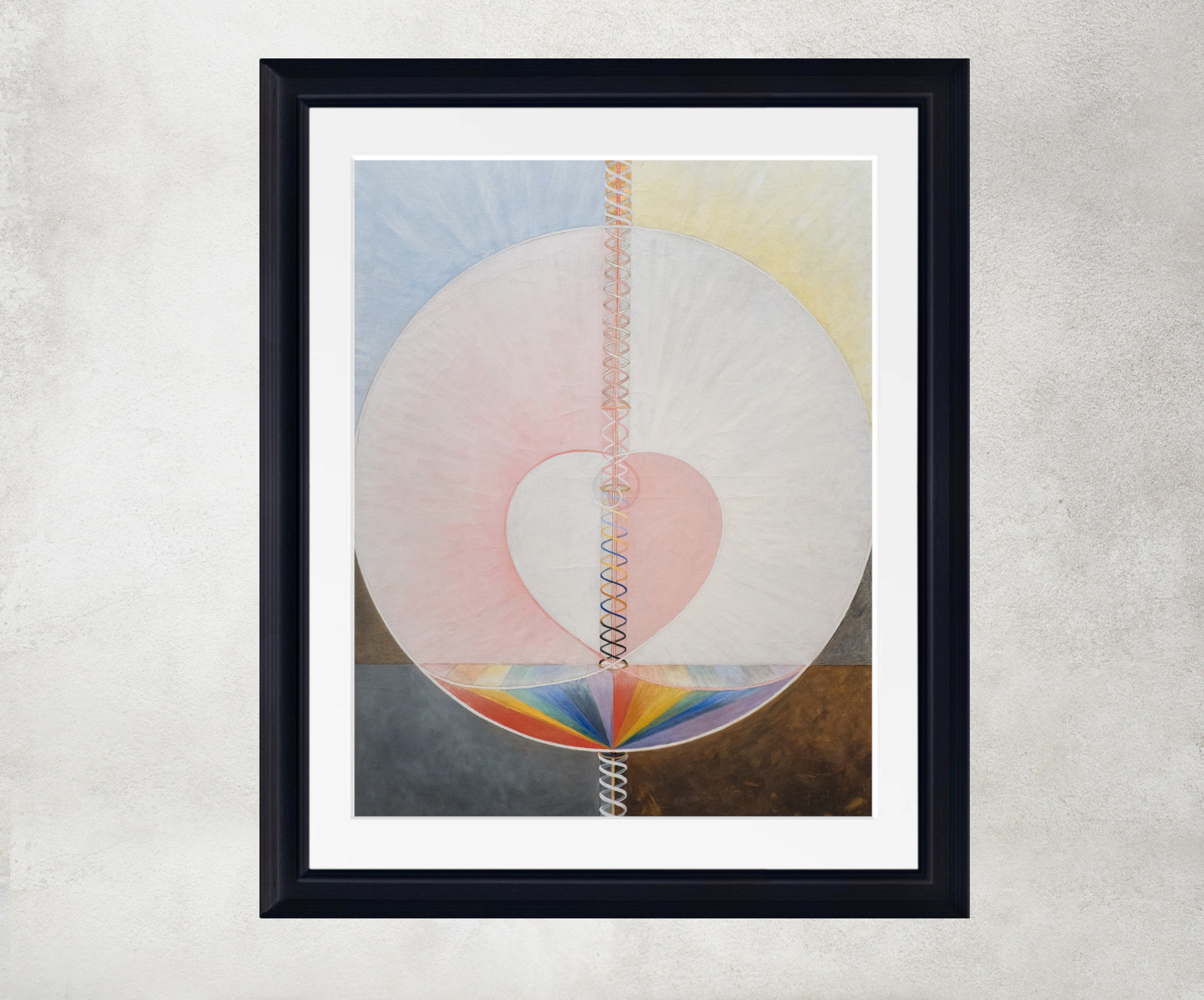 Hilma Af Klint Abstract Framed Art Print, The Dove, No. 1
