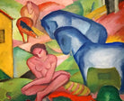 Franz Marc Abstract Fine Art Print, The Dream