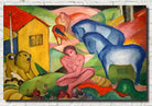 Franz Marc Abstract Fine Art Print, The Dream