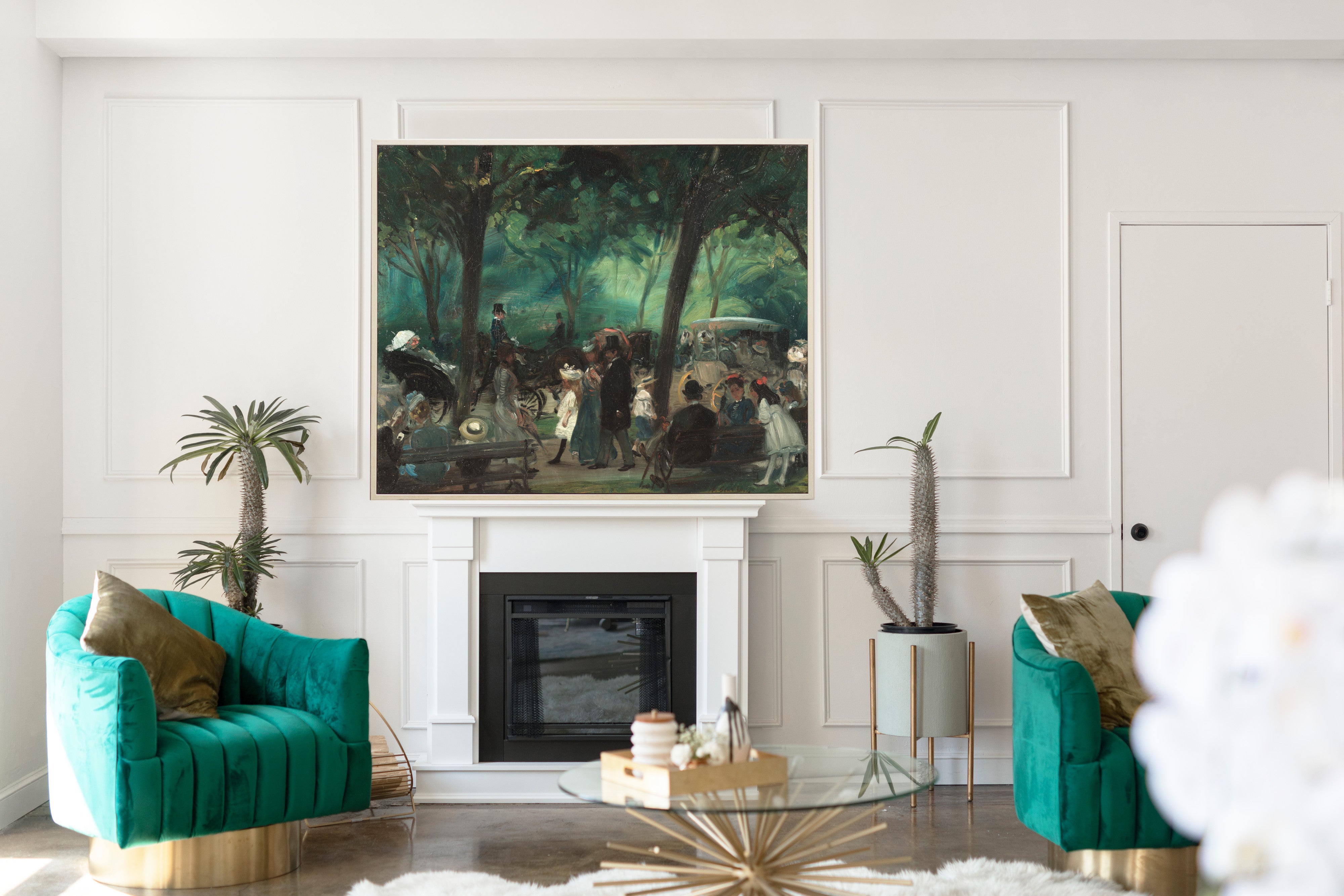 The Drive, Central Park, William Glackens Fine Art Print