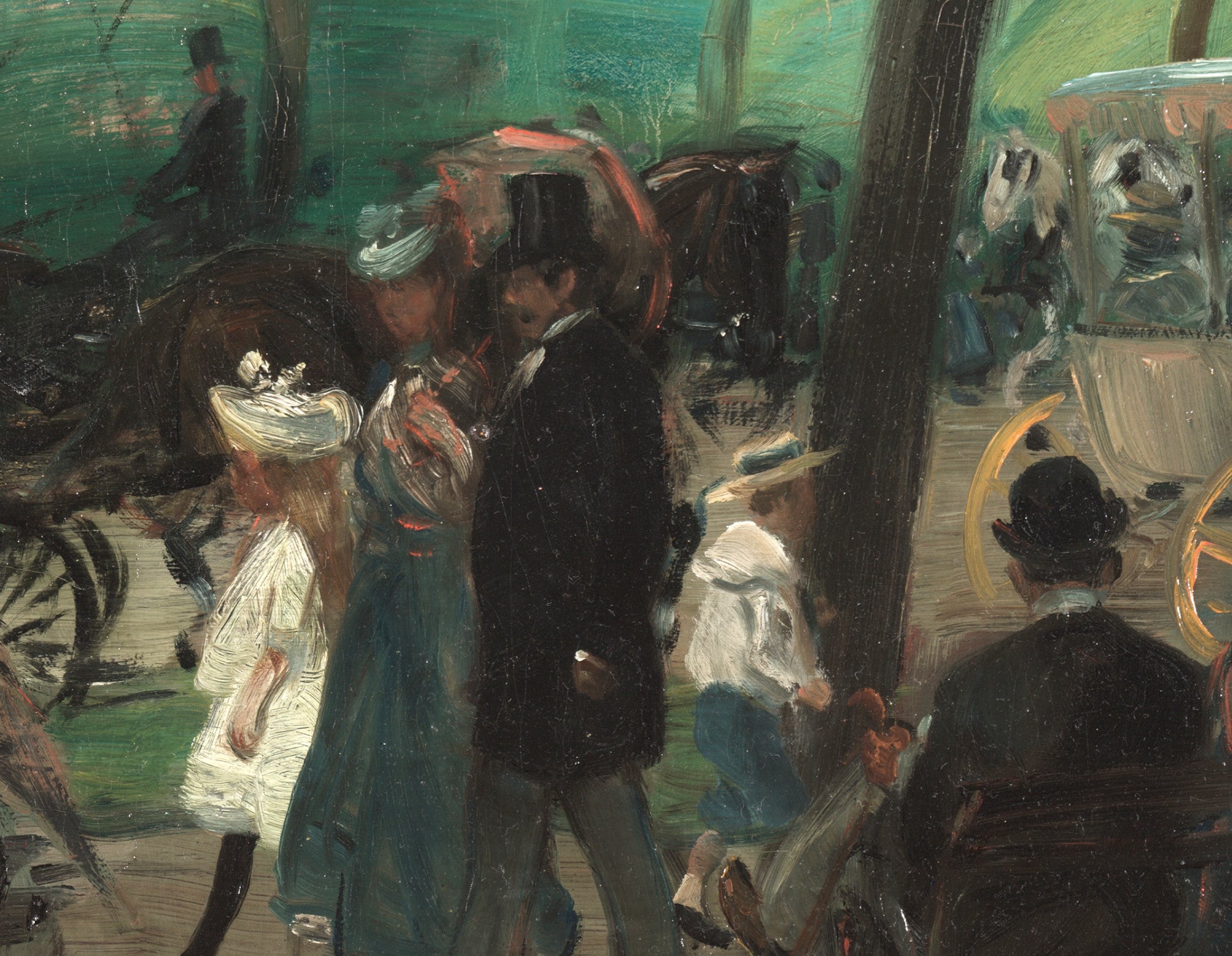 The Drive, Central Park, William Glackens Fine Art Print