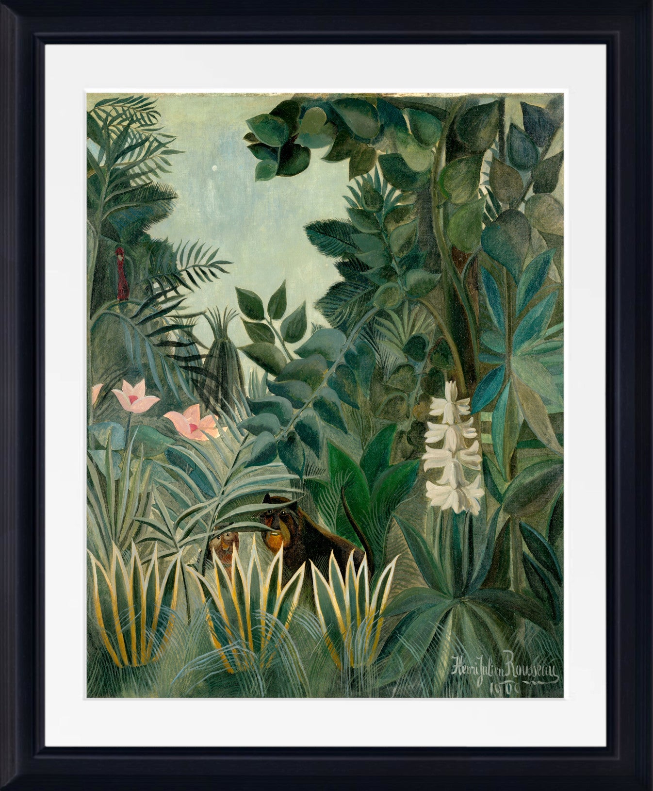 Henri Rousseau Framed Art Print, The Equatorial Jungle