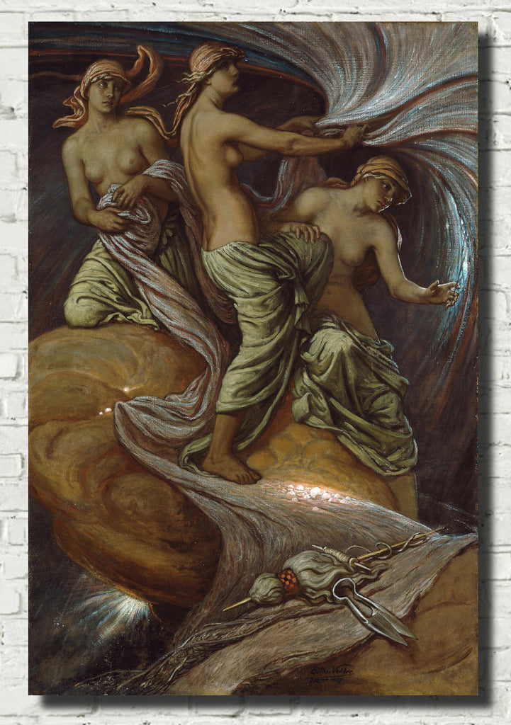 The Fates Gathering in The Stars, Elihu Vedder, Premium Giclee Fine Art Print