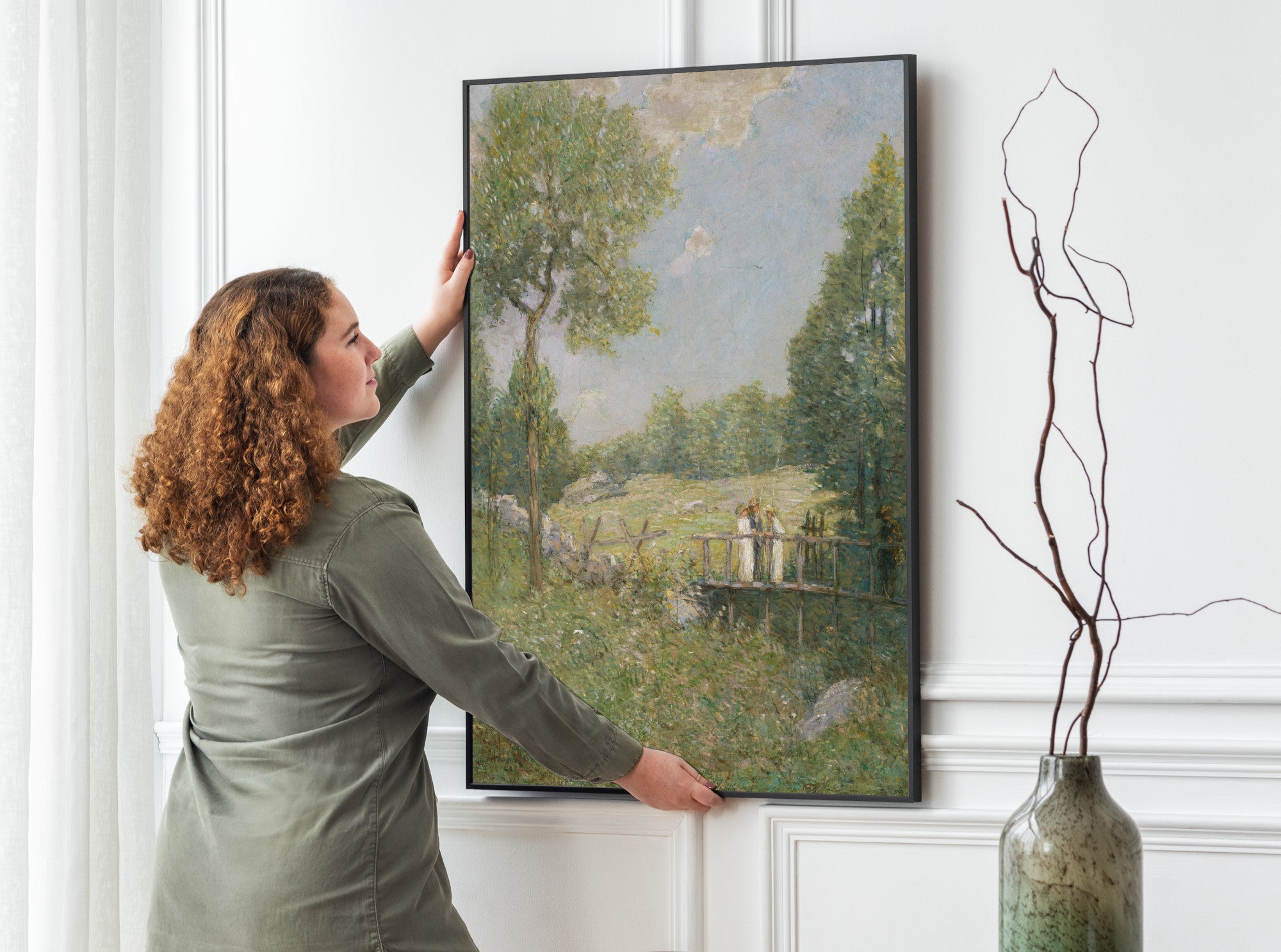 The Fishing Party, J. Alden Weir