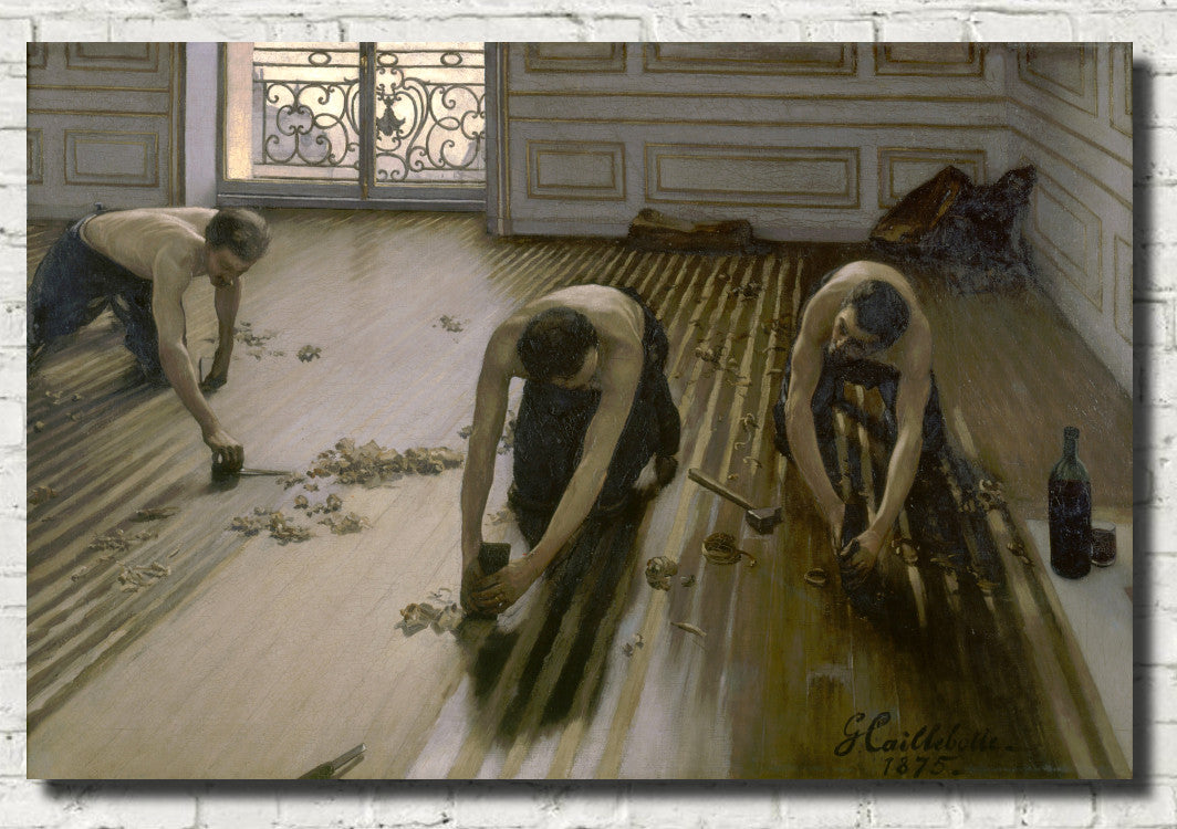 Gustave Caillebotte Fine Art Print : The Floor Planers