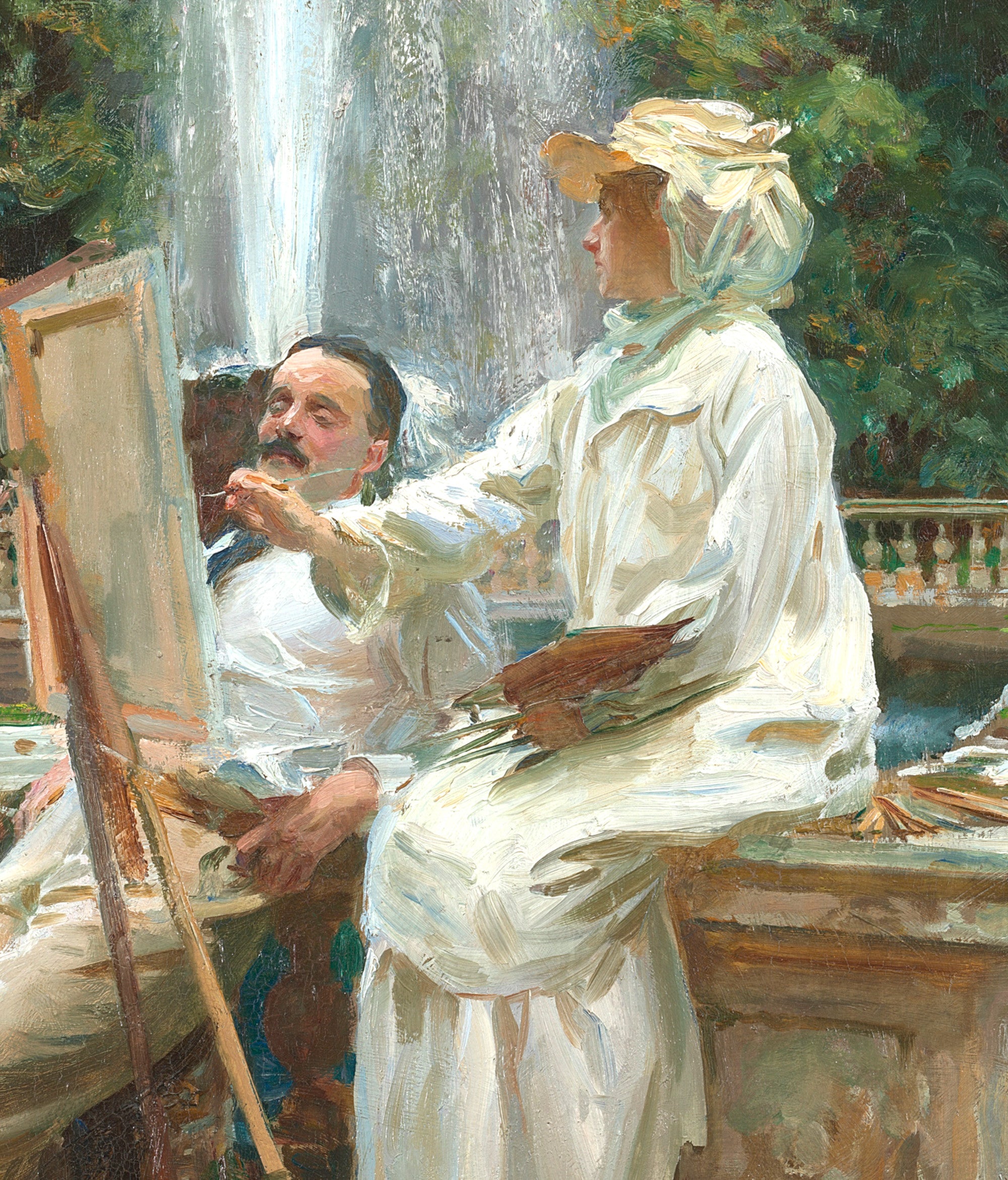 John Singer Sargent Fine Art Print, The Fountain