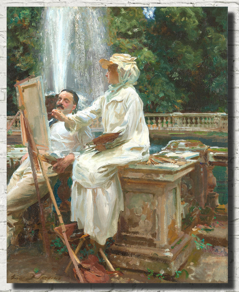John Singer Sargent Fine Art Print, The Fountain