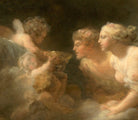 Jean-Honoré Fragonard Fine Art Print, The Fountain of Love