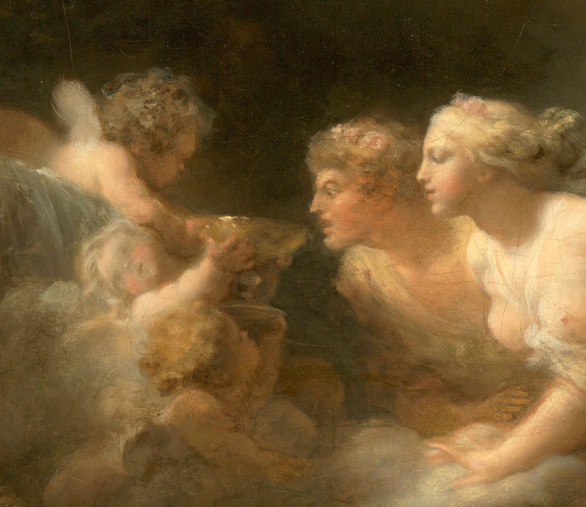 Jean-Honoré Fragonard Fine Art Print, The Fountain of Love