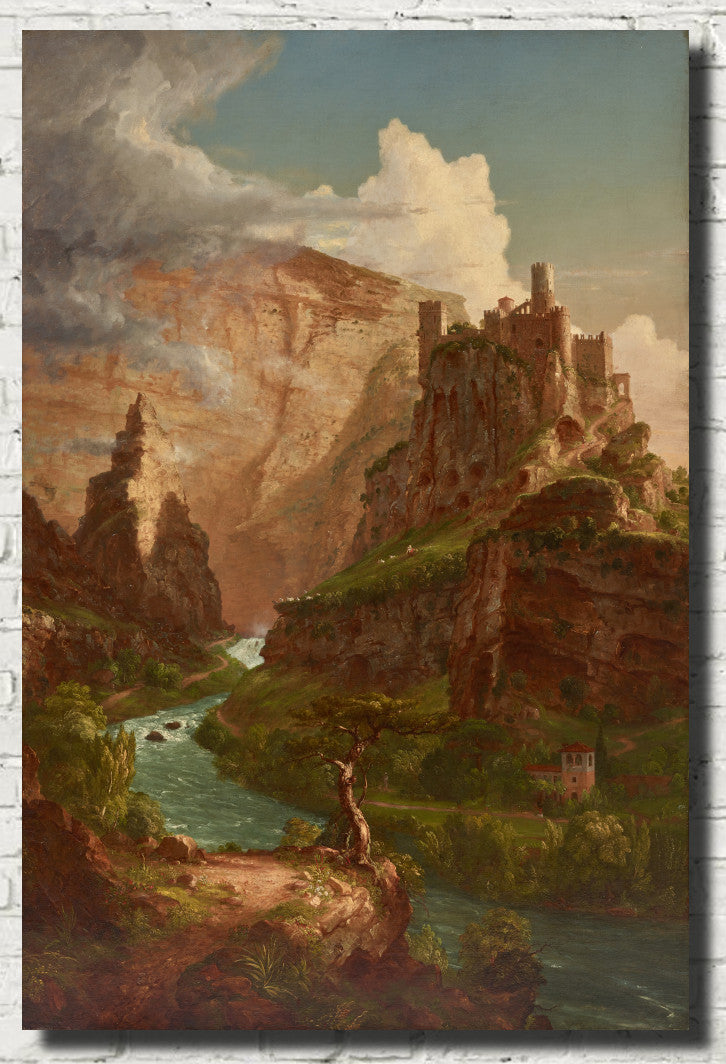 Thomas Cole Fine Art, The Fountain of Vaucluse, French landscape
