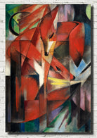 Franz Marc Abstract Fine Art Print, The Foxes