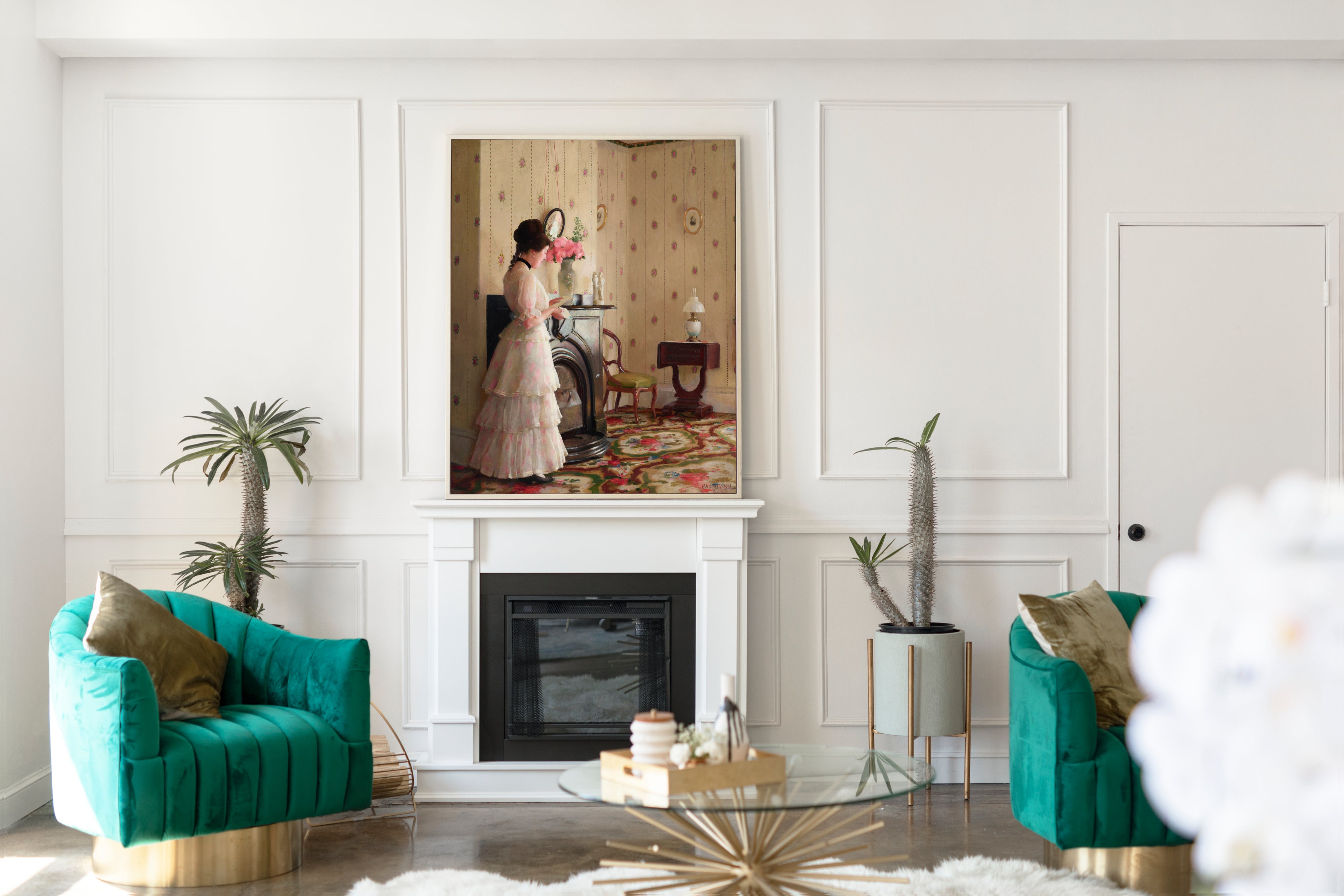 The Front Parlor, William McGregor Paxton Fine Art Print