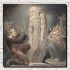 William Blake, The Ghost of Samuel Appearing to Saul
