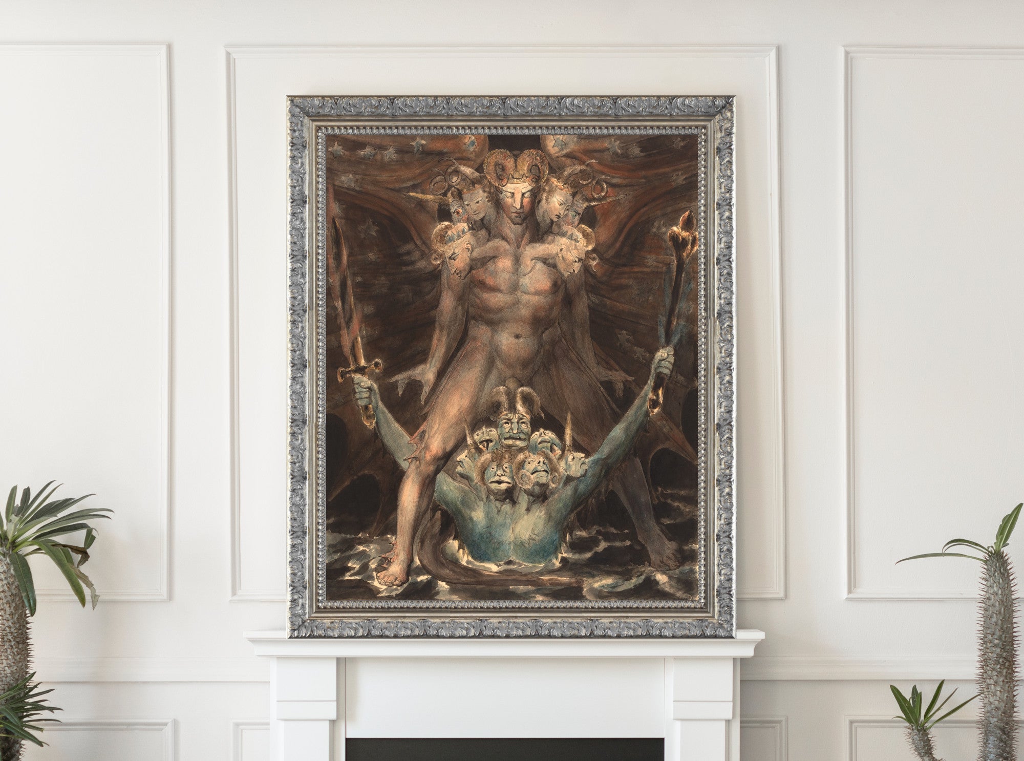 William Blake, The Great Red Dragon and the Beast from the Sea