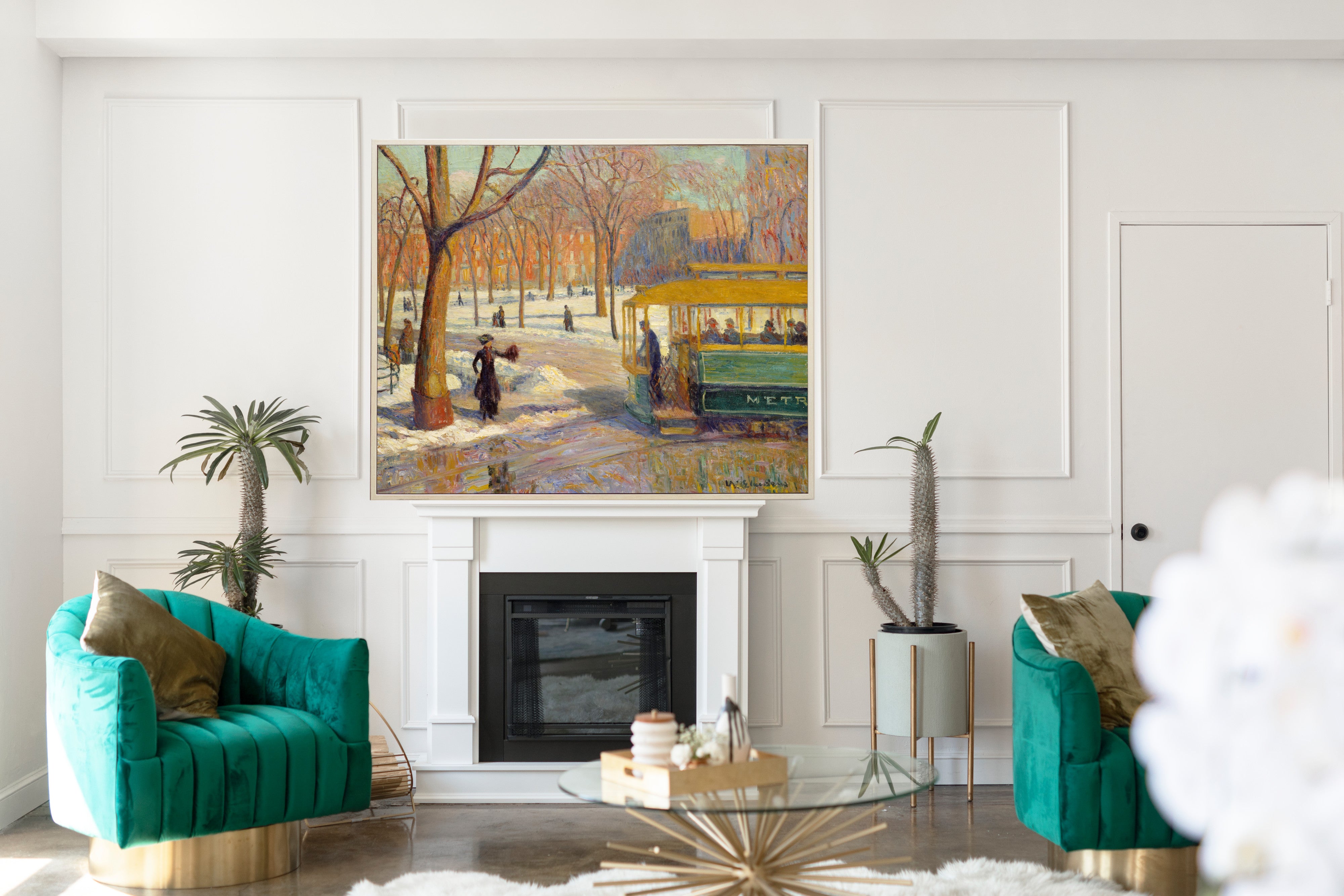 The Green Car, William Glackens Fine Art Print