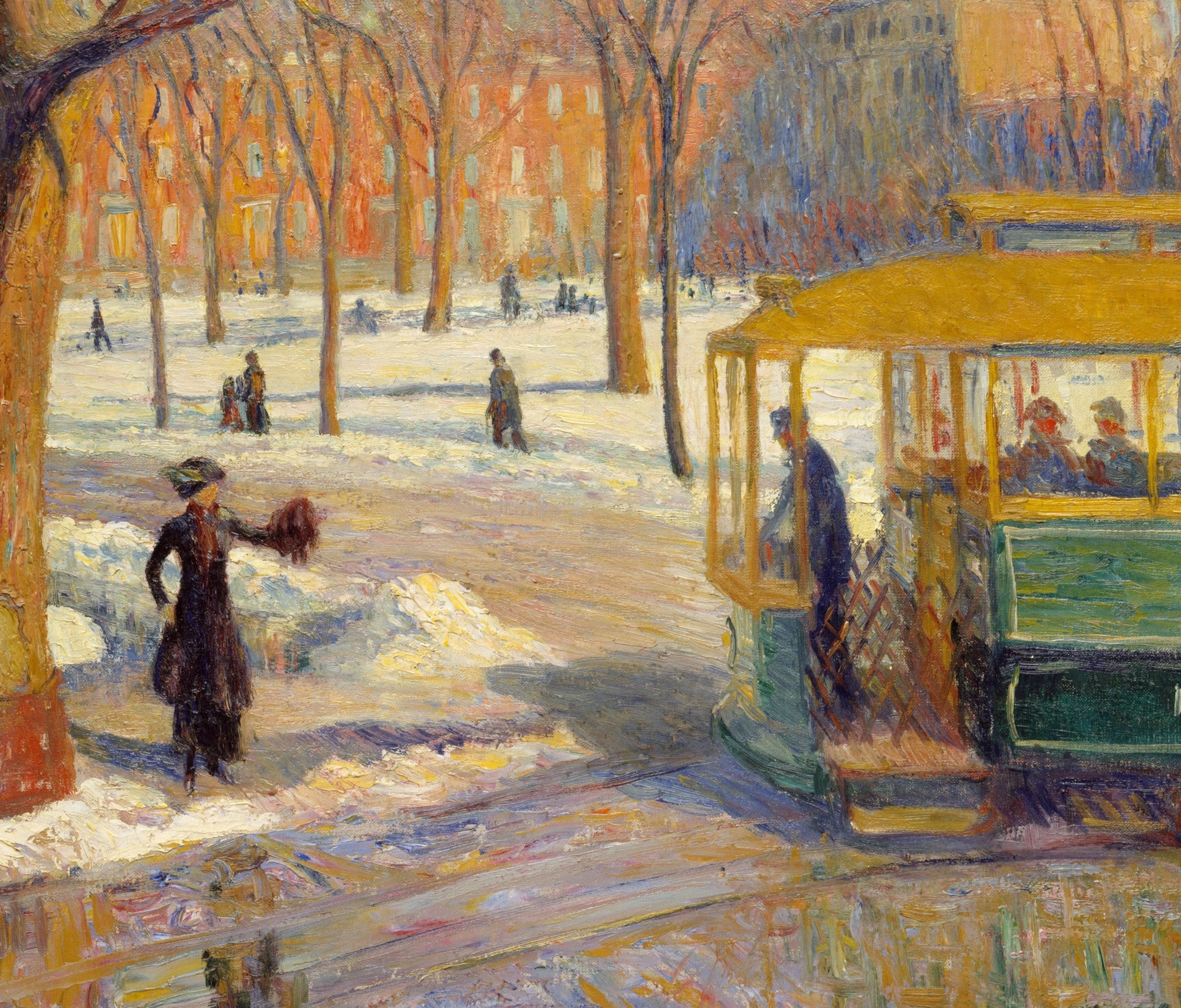 The Green Car, William Glackens Fine Art Print