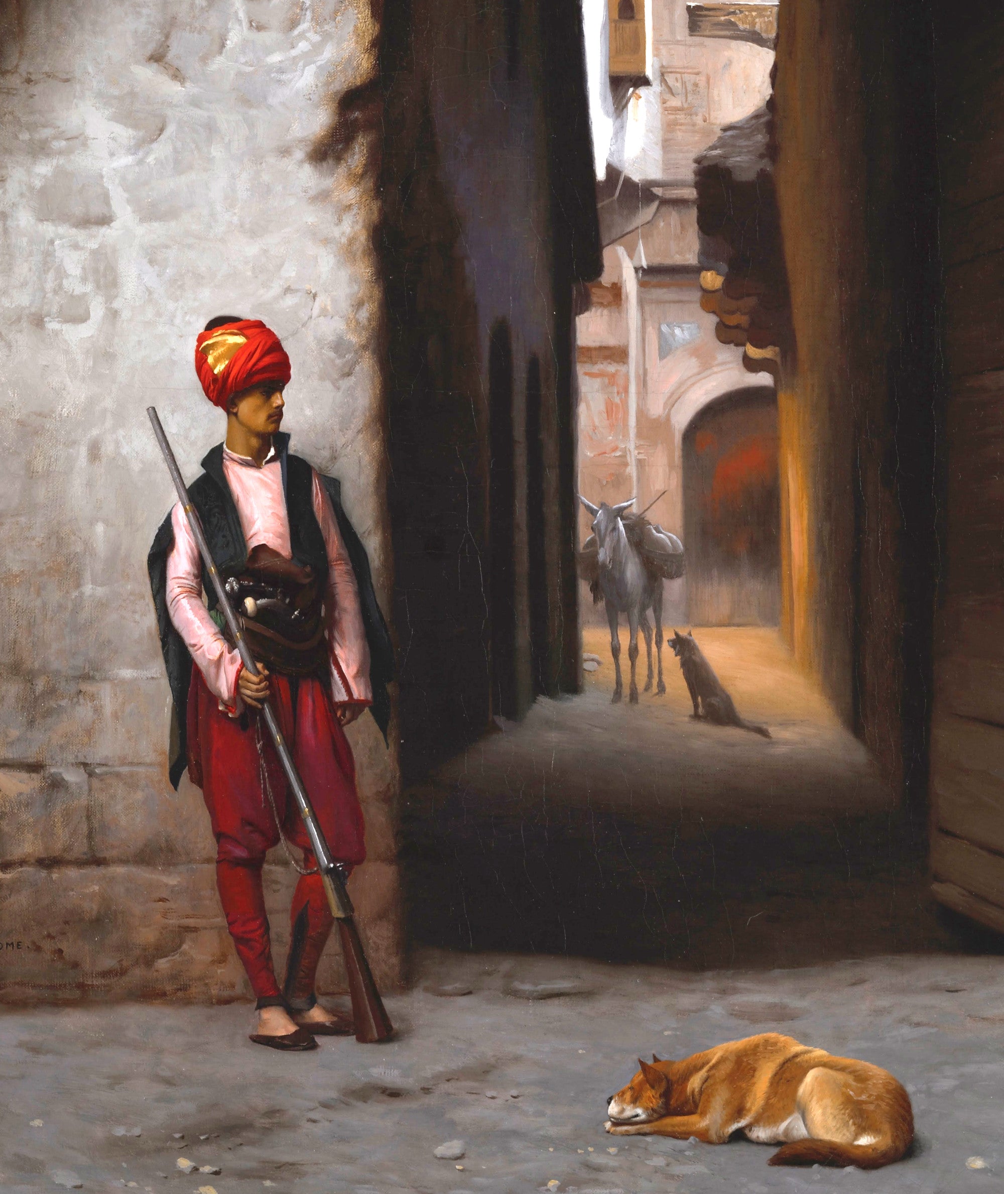 Jean-Léon Gérôme Fine Art Print : The Guard