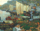 Konstantin Gorbatov Fine Art Print, The harbour