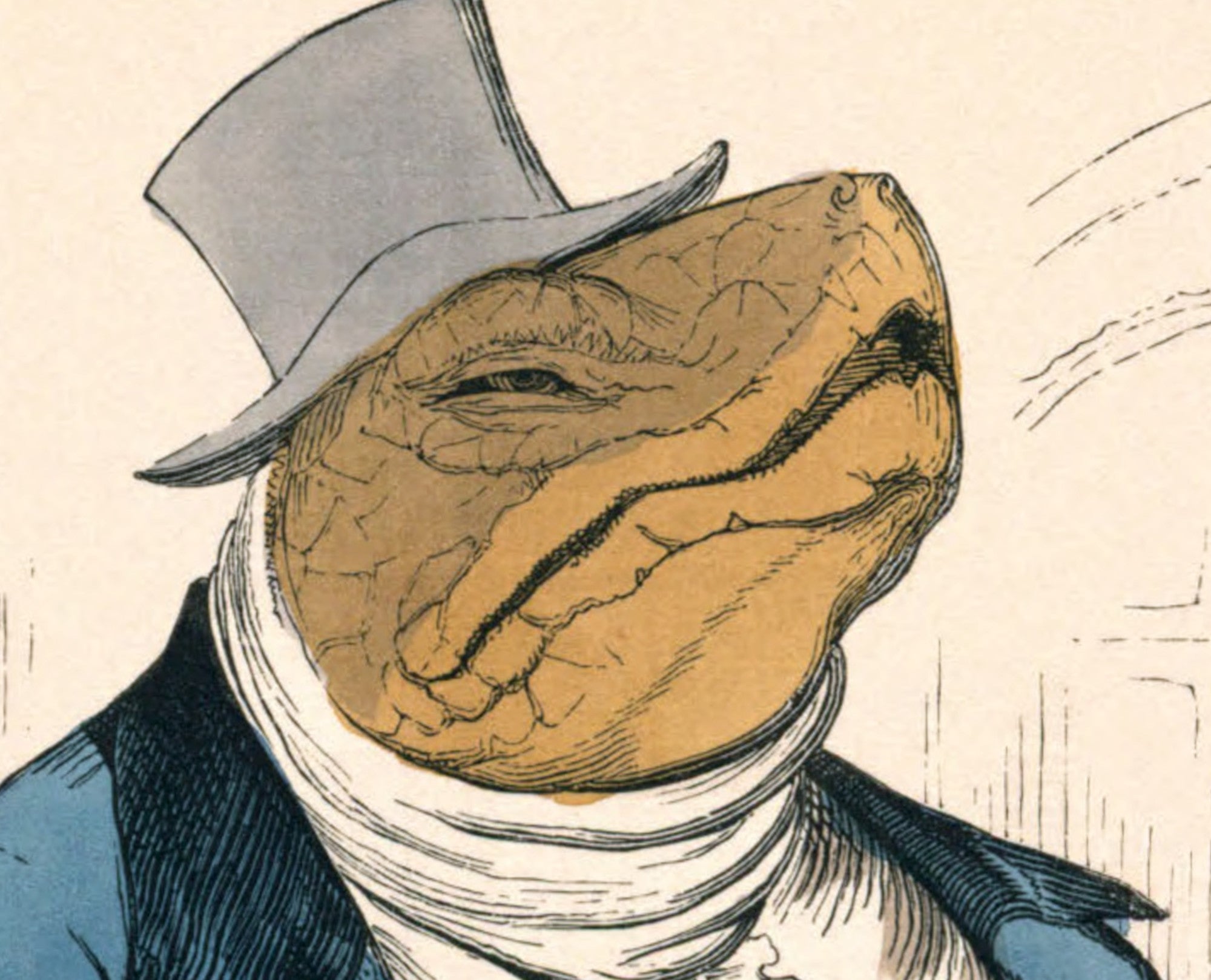 The Hare And The Tortoise, Human Nature Illustration, Charles H Bennett