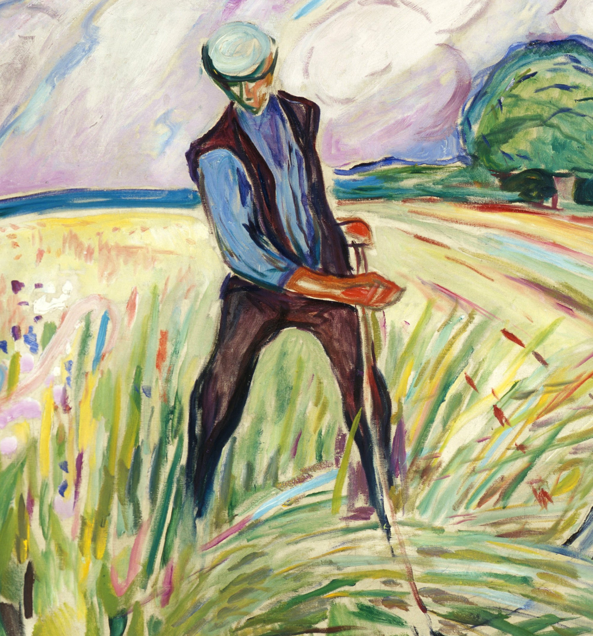 Edvard Munch Fine Art Print, The Haymaker