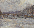 Frederic Anatole Houbron Fine Art Print, The Hôtel de la Monnaie and the Pont-Neuf