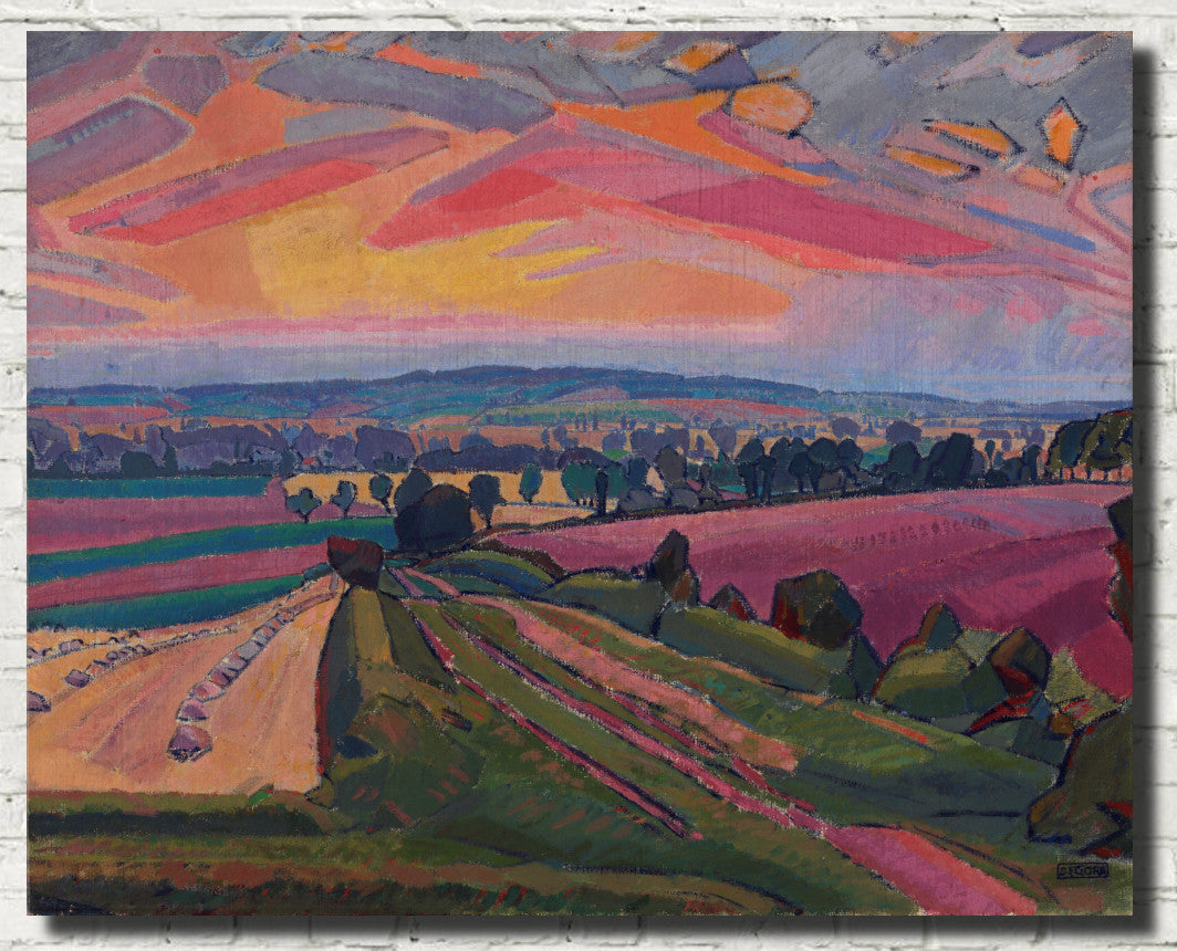 Spencer Gore Post-Impressionist Fine Art Print, The Icknield Way