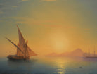 The Island of Ischia at Sunset, Ivan Aivazovsky Fine Art Print