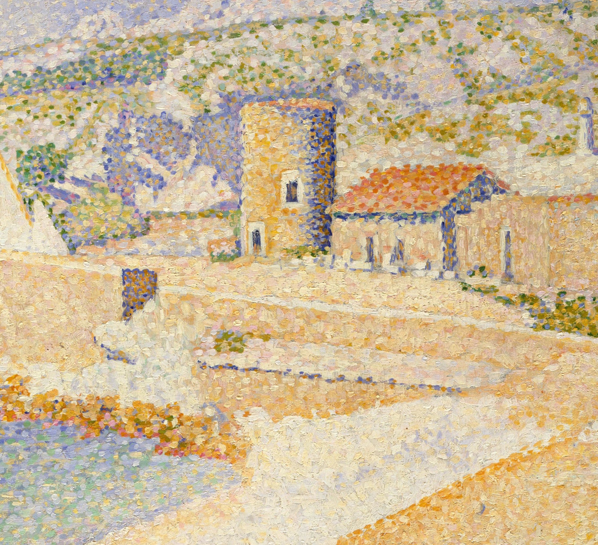 Paul Signac Fine Art Print, The Jetty at Cassis