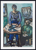 Max Beckmann, The Kitchen -Quappi with Fish - New Objectivity