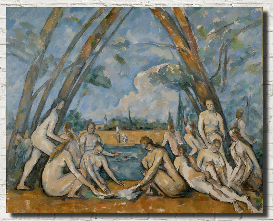 Paul Cézanne Post-Impressionist Fine Art Print, The Large Bathers