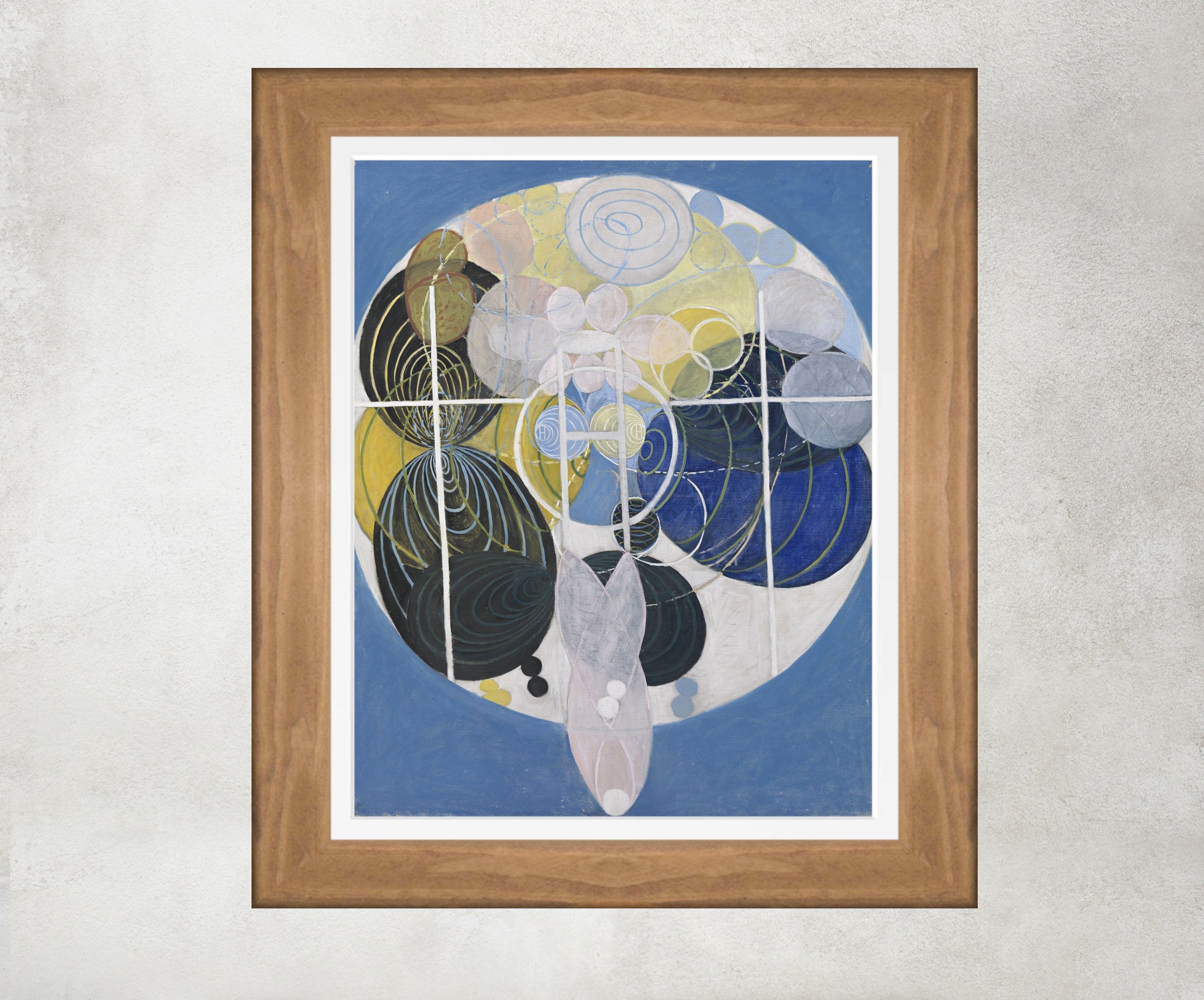 Hilma Af Klint Abstract Framed Art Print, The Large Figure Paintings, No. 5 Group 3