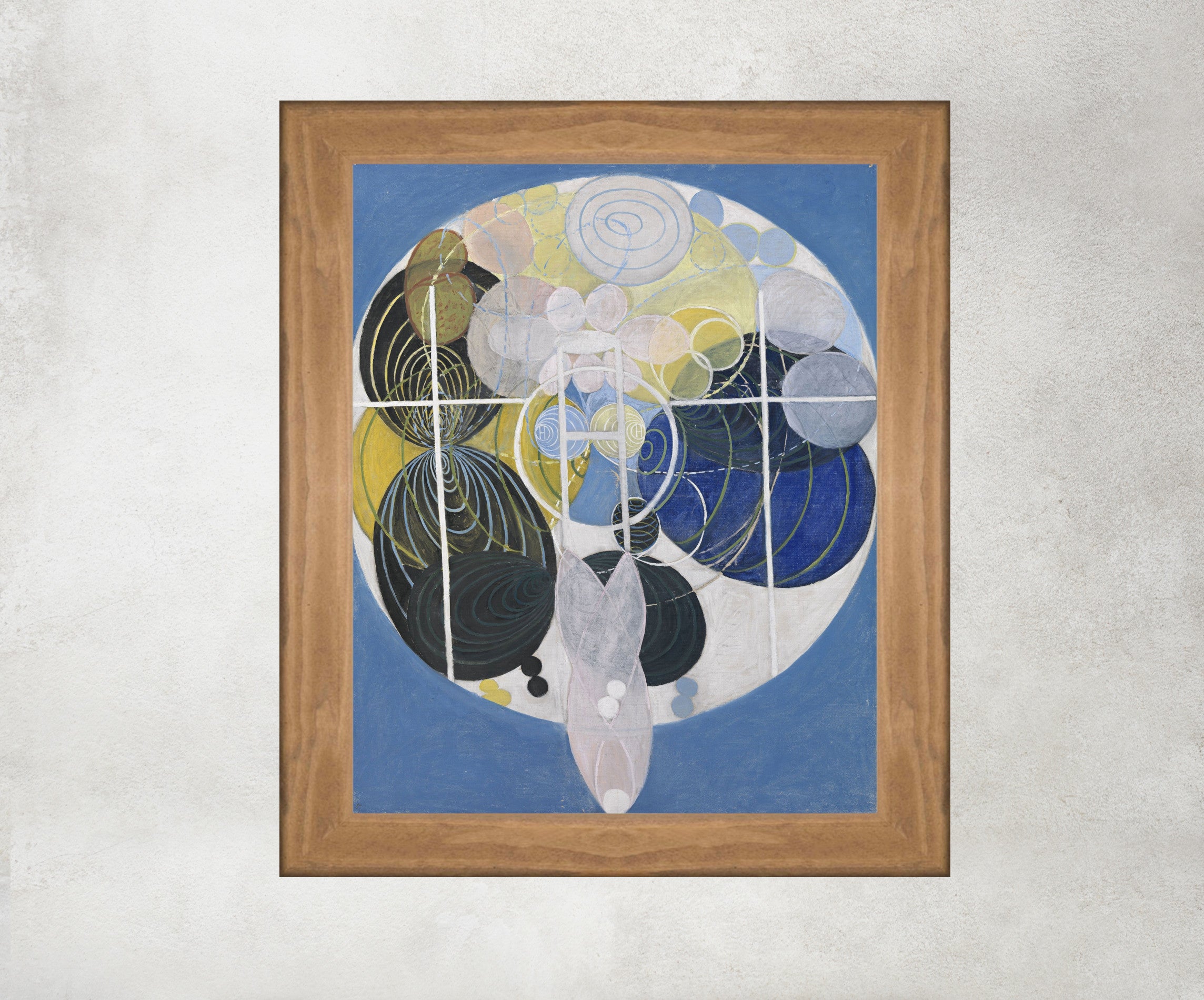 Hilma Af Klint Abstract Framed Art Print, The Large Figure Paintings, No. 5 Group 3