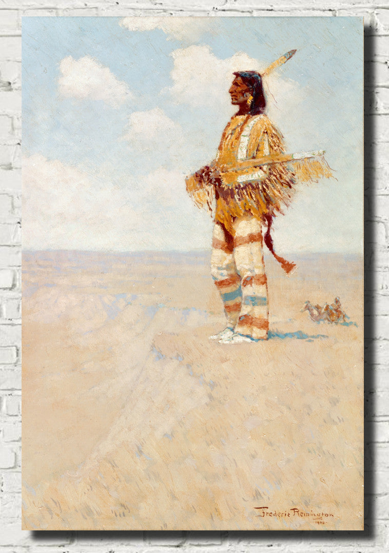 The Last of His Race (The Vanishing American), Frederic Remington, Horses Fine Art Print