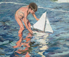 The Little Sailing Boat, Joaquín Sorolla Fine Art Print