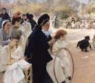 Albert Edefelt Fine Art print, The Luxembourg Gardens, Paris