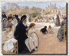Albert Edefelt Fine Art print, The Luxembourg Gardens, Paris