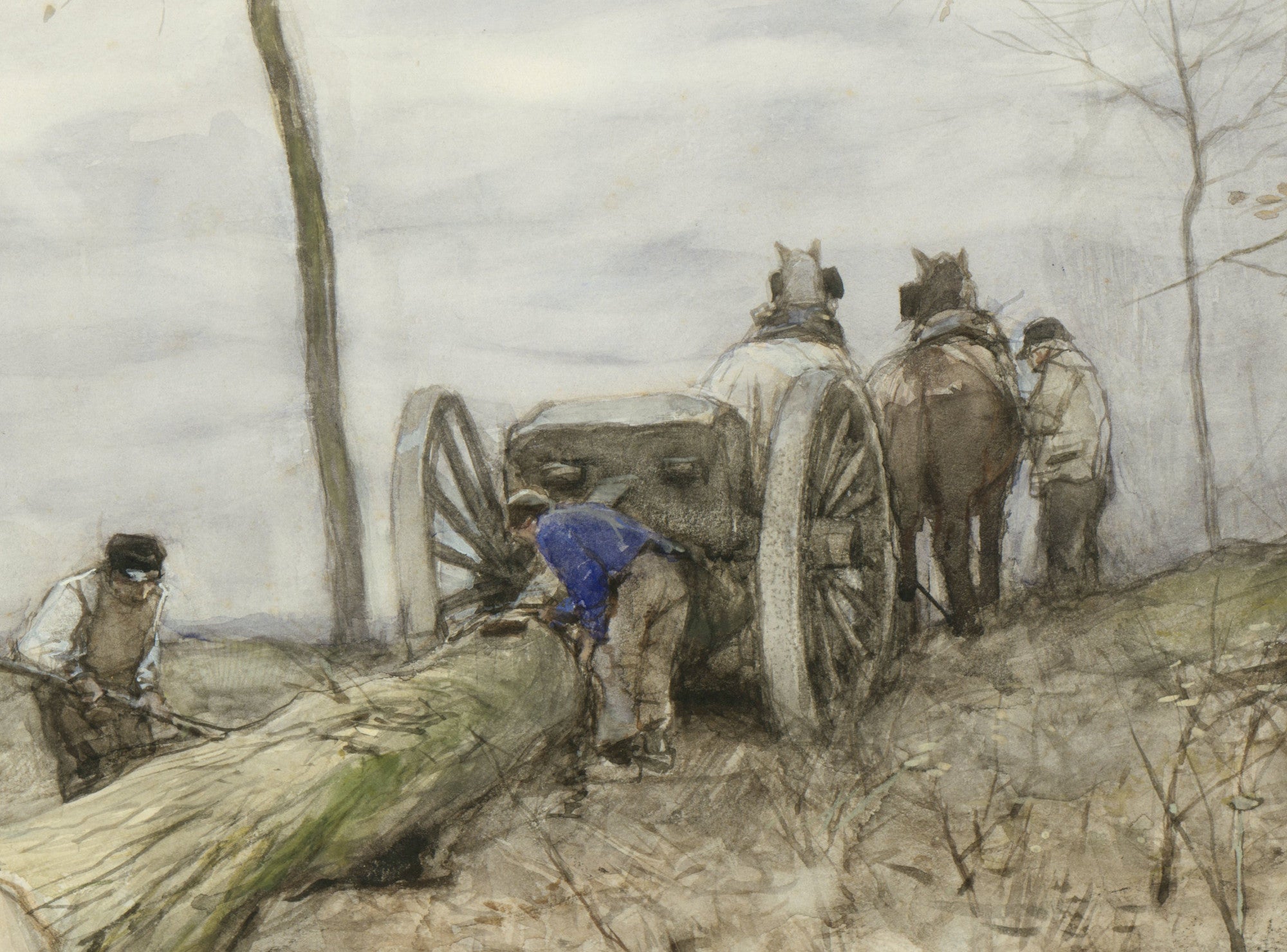 The Malllejan, Anton Mauve Fine Art Print