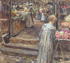 Frederic Anatole Houbron Fine Art Print, The Marché des Enfants-Rouges, rue de Bretagne
