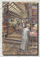 Frederic Anatole Houbron Fine Art Print, The Marché des Enfants-Rouges, rue de Bretagne