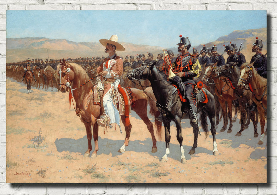 Frederic Remington, Fine Art Print : The Mexican Major